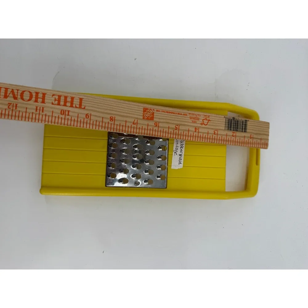 Rubbermaid Vintage Cheese Grater Shredder Yellow 3085 Retro‎ Kitchen Tool